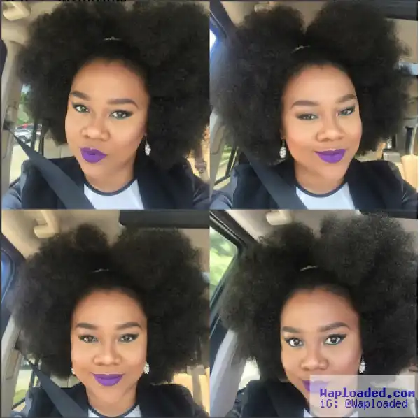 Stella Damascus shares new lovely photos of her natural Afro, shares inspiring message